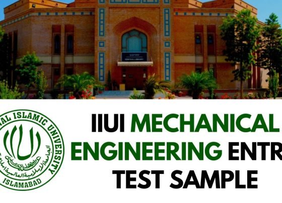 iiui Entry Test Sample Paper of Mechanical Engineering