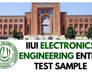 IIUI BEEE Entry Test sample