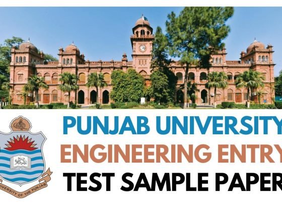 Punjab University Engineering Entry Test Sample Paper